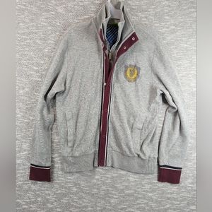 Hugo Boss Green Label Skaz 2 Jacket Mens Large Grey Logo Rare